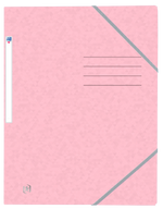 Oxford Top File + # elastomap A4 pastel roze