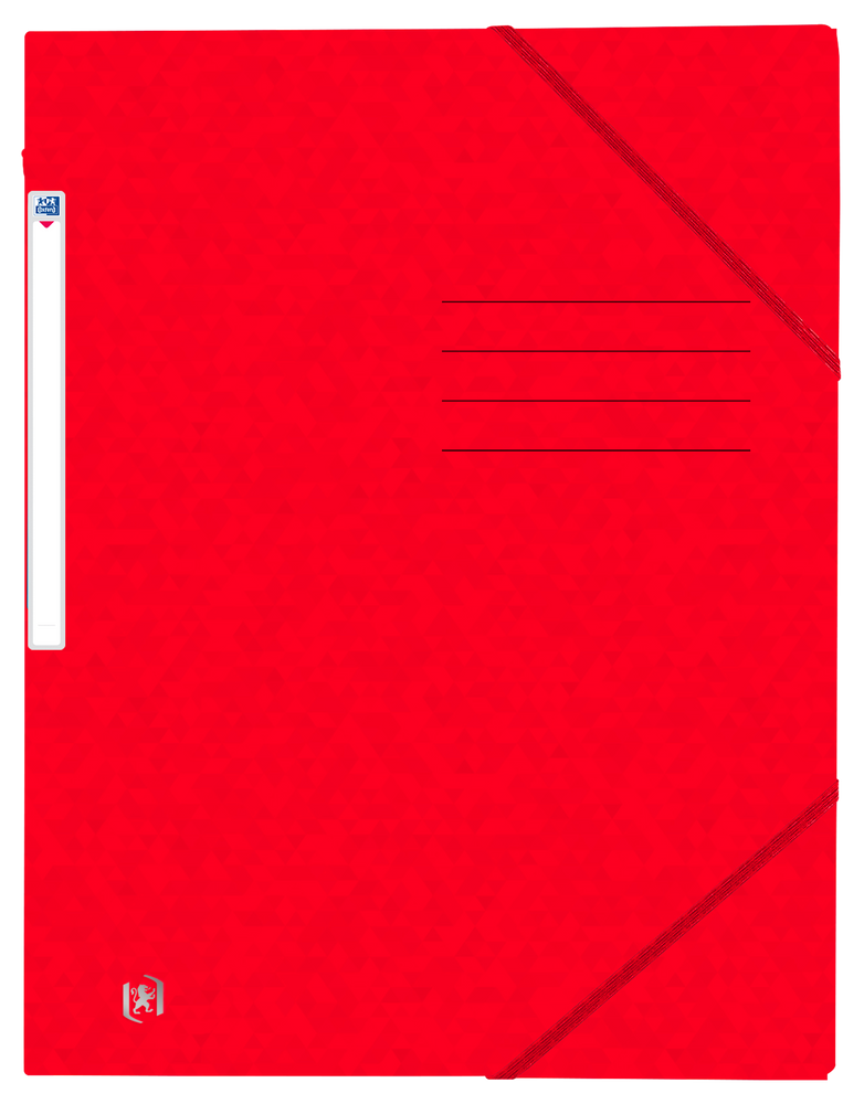 Oxford Top File + # elastomap A4 rood
